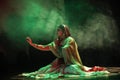 Bengaluru, INDIA Ã¢â¬â October 27,2019: Gorgeous kathak artist performs in Bengaluru